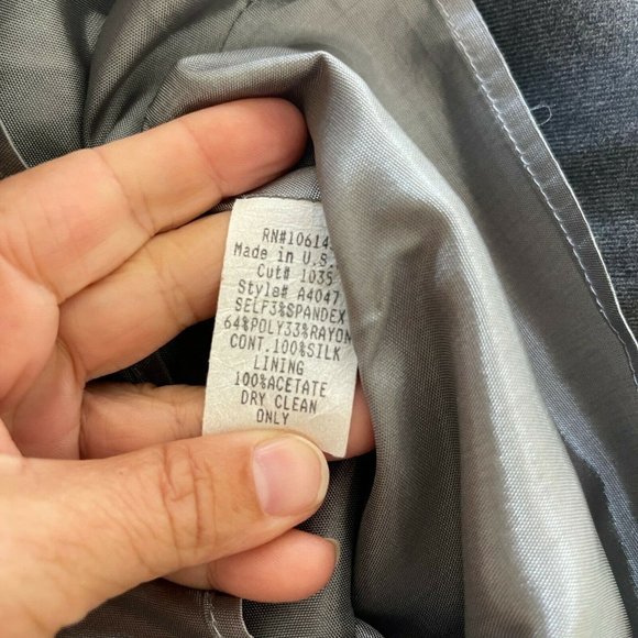 Ruth Strapless Mini Dress Gray Size 2 - Picture 8 of 8